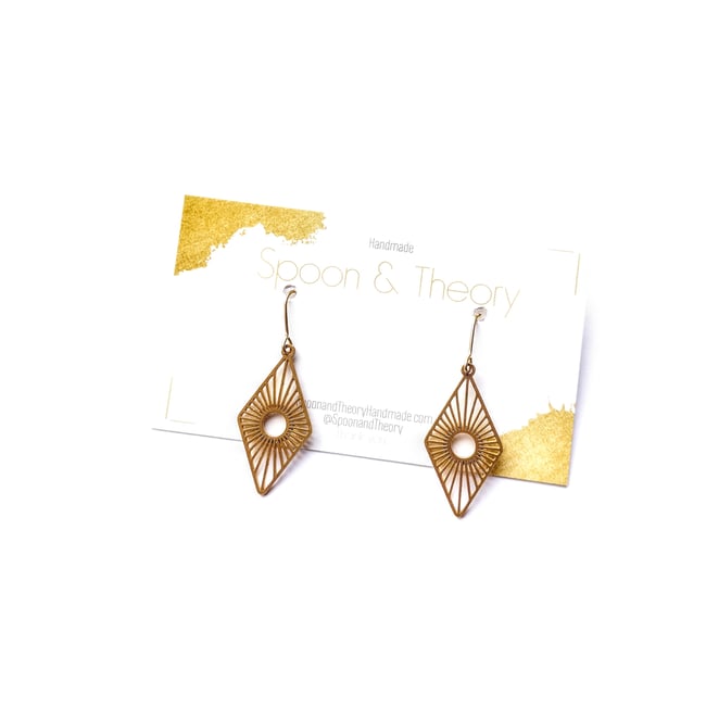 Mecca Brass Earrings 