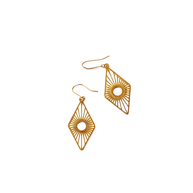 Mecca Brass Earrings 