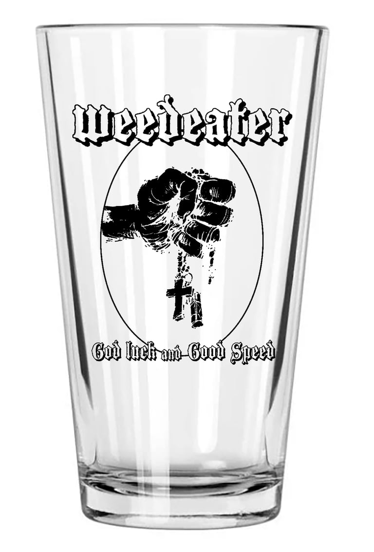 God Luck Pint Glass