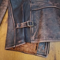 Image 9 of United Sportswear Horsehide Half-Belt Jacket, c. 1940s
