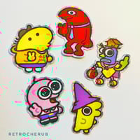 Image 1 of Smiling Friends Stickers