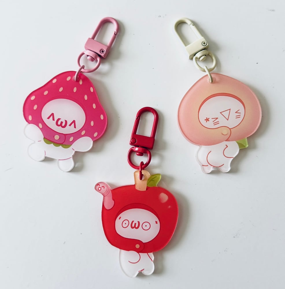 Image of Kaomoji Fruit Charms