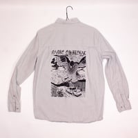 Image 1 of Nadie Es Ilegal Grey Button Up