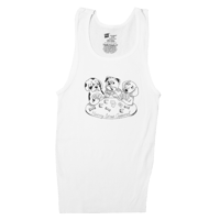 Dogs - Cropped Thrifted Tank (Size Small Left)