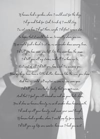 Image 4 of Heavens garden poem print / card