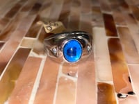 Image 2 of Chunky Size 10 Looking Glass Ring