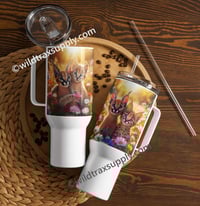 Image 3 of Caracal & Serval Kitten Stainless Steel 40 oz Travel Mug 