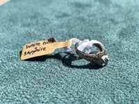 Image 1 of 10k White Gold Filigree Baby Ring