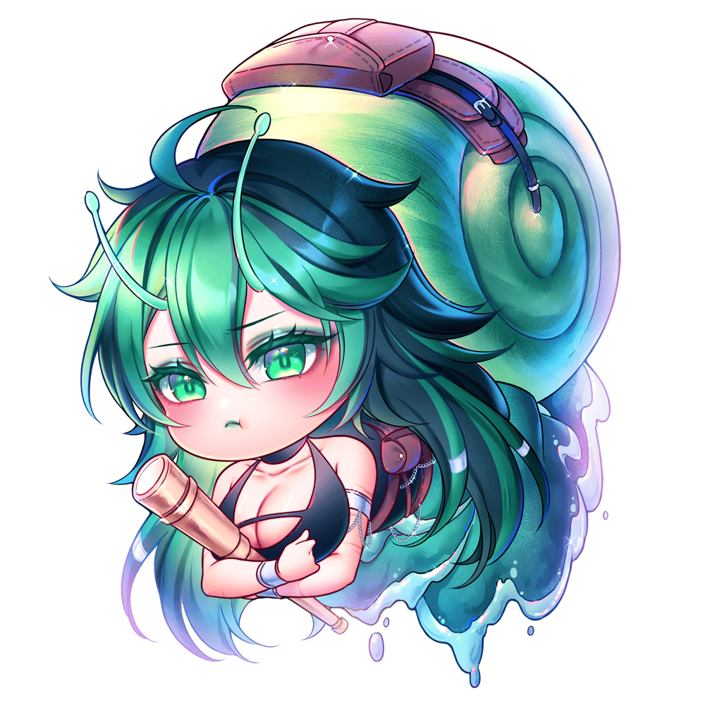 Image of Of Trails and Snails | Skye Acrylic Keychain