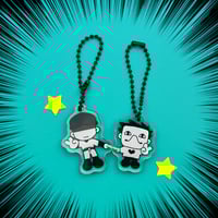 Image 3 of  Battery (Batter x Zacharie) Magnetic Keychain Set
