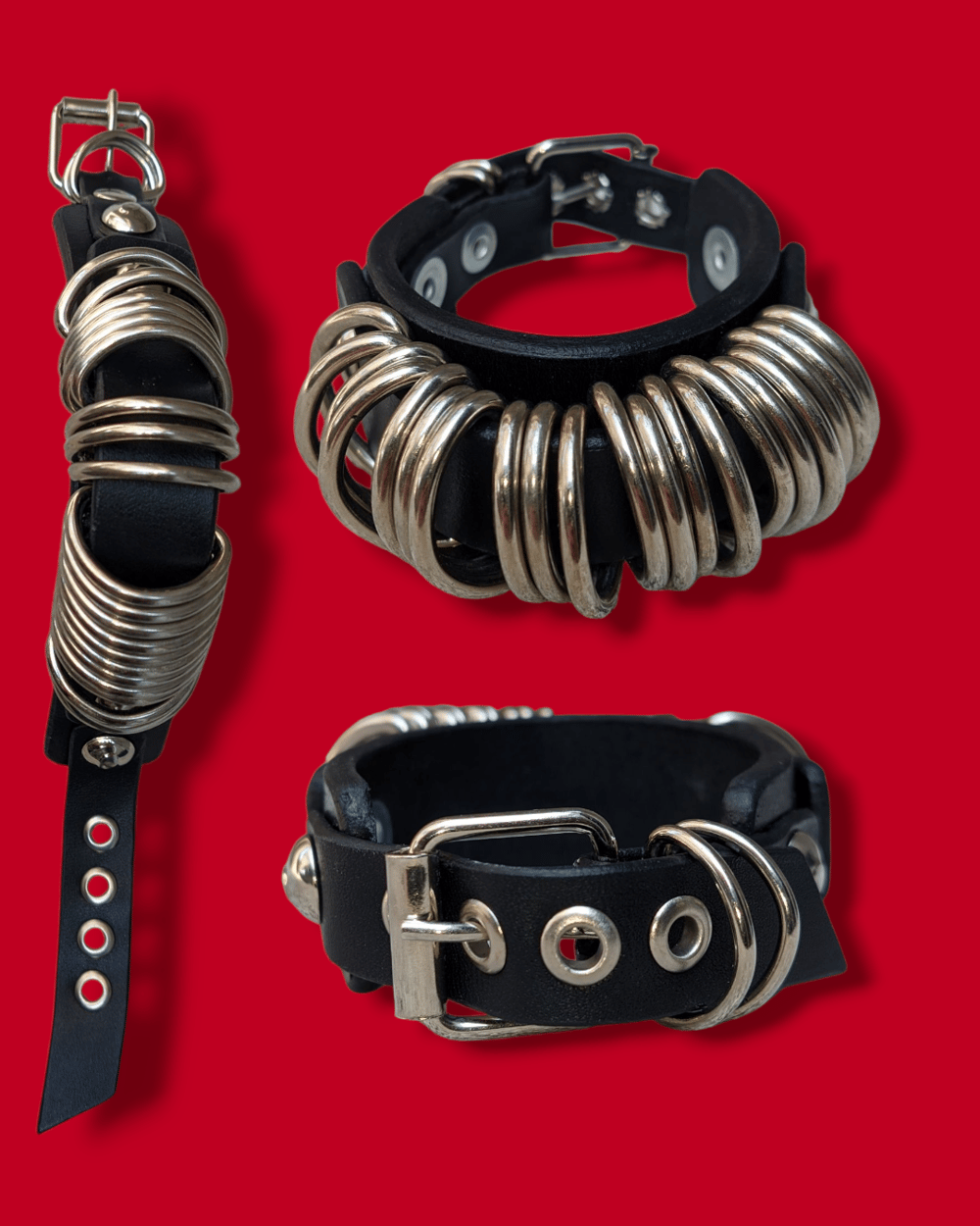 Heavy Relics Leather Cuffs