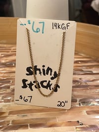 Image 2 of 14k Gold Filled 20” Double Cable Link Chain