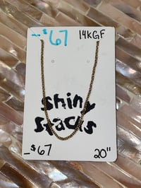 Image 3 of 14k Gold Filled 20” Double Cable Link Chain