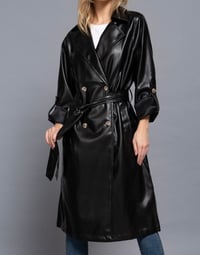 Image 3 of Black Trench Coat