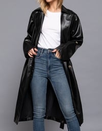 Image 5 of Black Trench Coat