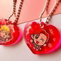 Image 3 of Saul & Reigen Heart Keychains