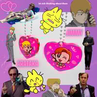Image 4 of Saul & Reigen Heart Keychains