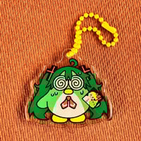 Image 1 of Penguin Fujo Miku Keychain