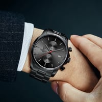 Image 2 of Classic Steel — Full Black Red