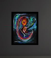 Image 2 of 'Translucent' - Acrylic on Canvas Panel, 8x10 Framed