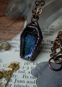 Image 5 of Quartz Coffin Pendant - Damselfly