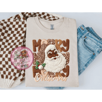 Black Santa Vibes Graphic Tee