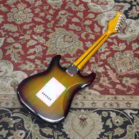 Image 4 of Jay Turser Short Scale Strat-Style Electric - Sunburst