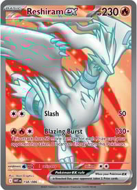 Reshiram ex - 158/086 - SV: White Flare - Near Mint
