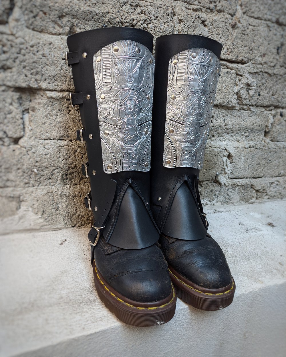 Ready to Ship Deviated Instinct Leather Gaiters