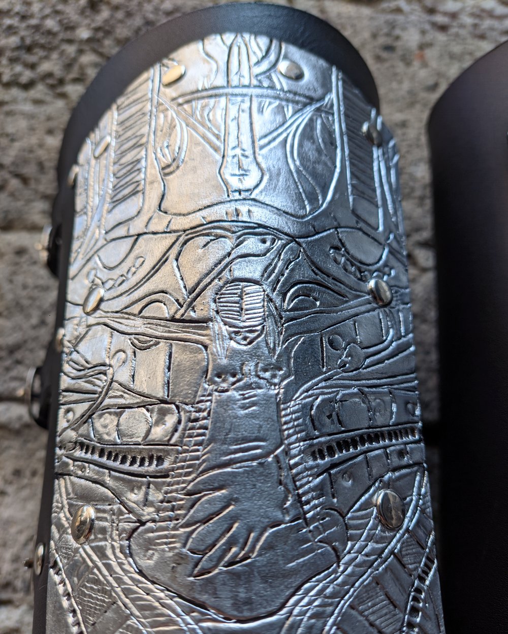 Ready to Ship Deviated Instinct Leather Gaiters