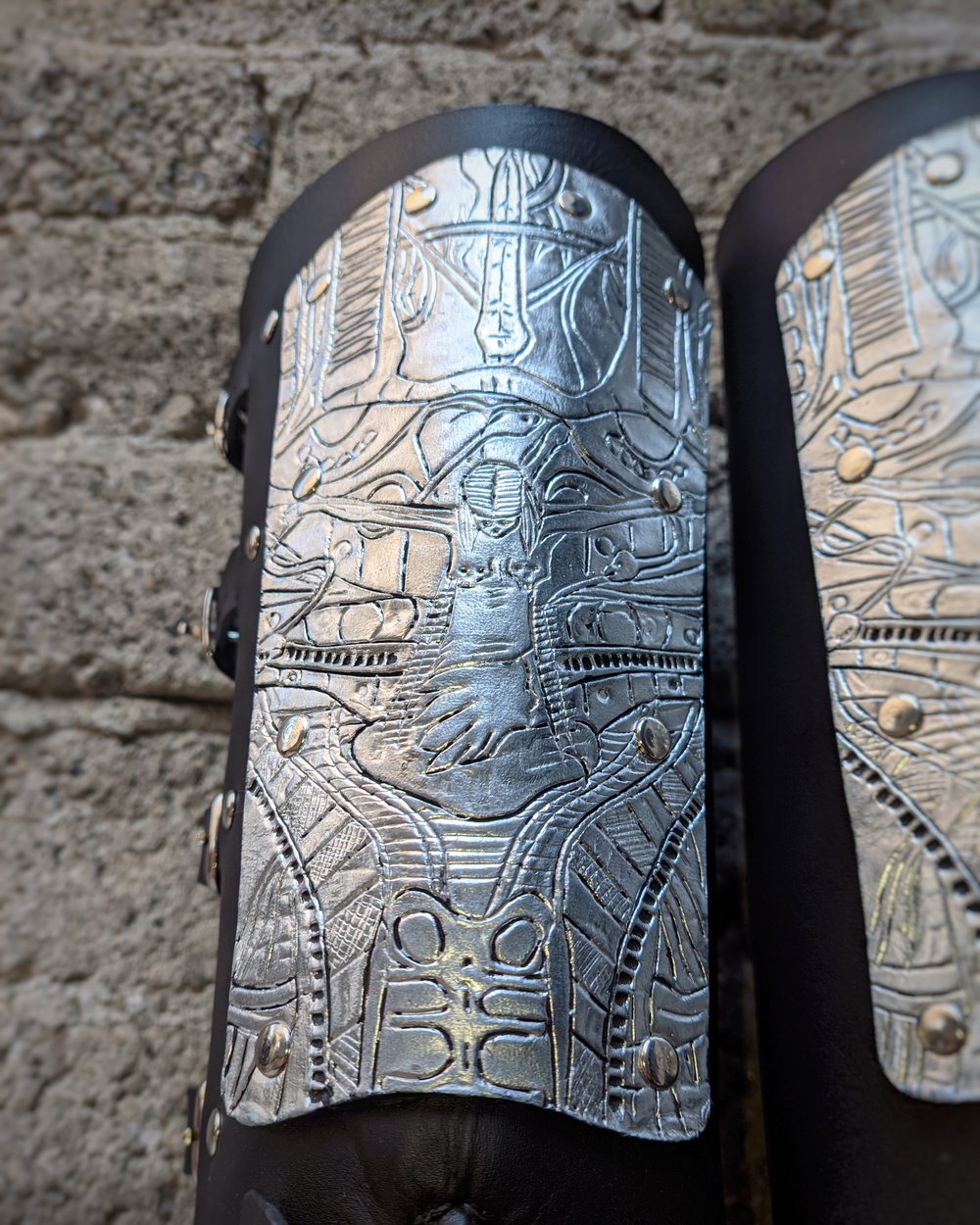 Ready to Ship Deviated Instinct Leather Gaiters