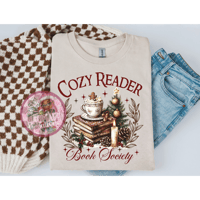 Cozy Reader Book Society Graphic Tee