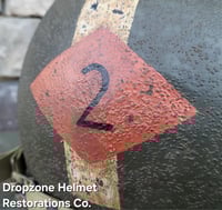 Image 5 of WWII 2nd Ranger Battalion, Captain. M-1 Helmet. Normandy.