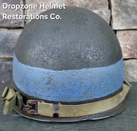 Image 6 of WWII United States Coast Guard (USCG) Helmet. M-1 Helmet. Normandy.