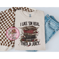 Real Thick & Juicy Book Graphic Tee