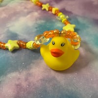 Image 2 of Rubber Ducky Kandi Necklace