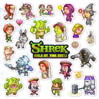 Image 1 of Shrek: Hassle at the Castle Sticker/Magnet Sets (24 Pieces) 