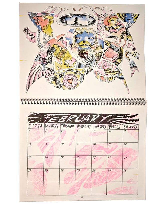 2026 Calendar CRAM books and Reptile House Comix present: Bio-Mech