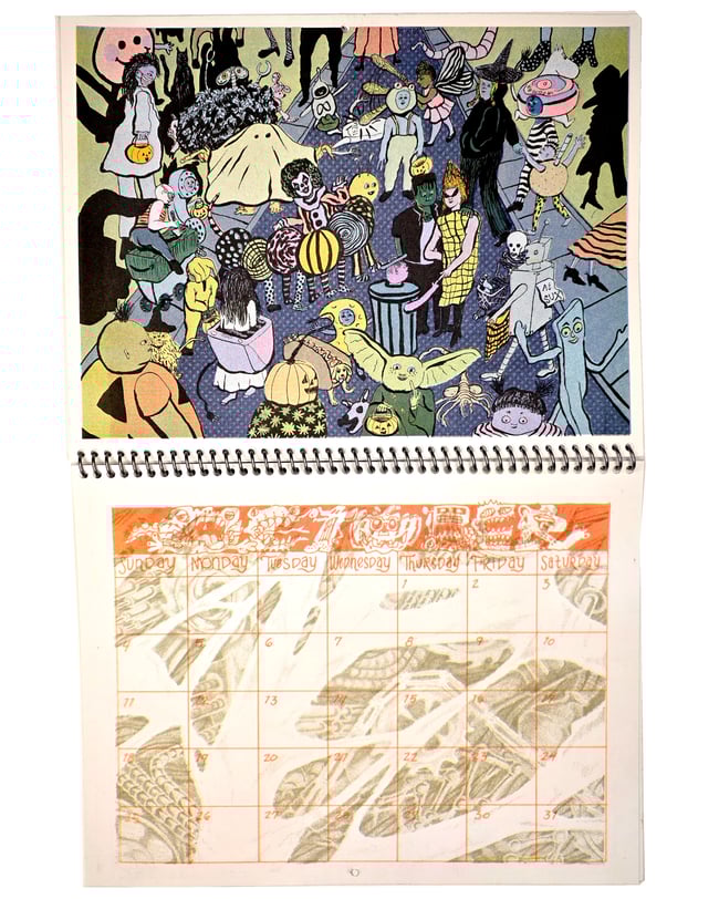 2026 Calendar CRAM books and Reptile House Comix present: Bio-Mech