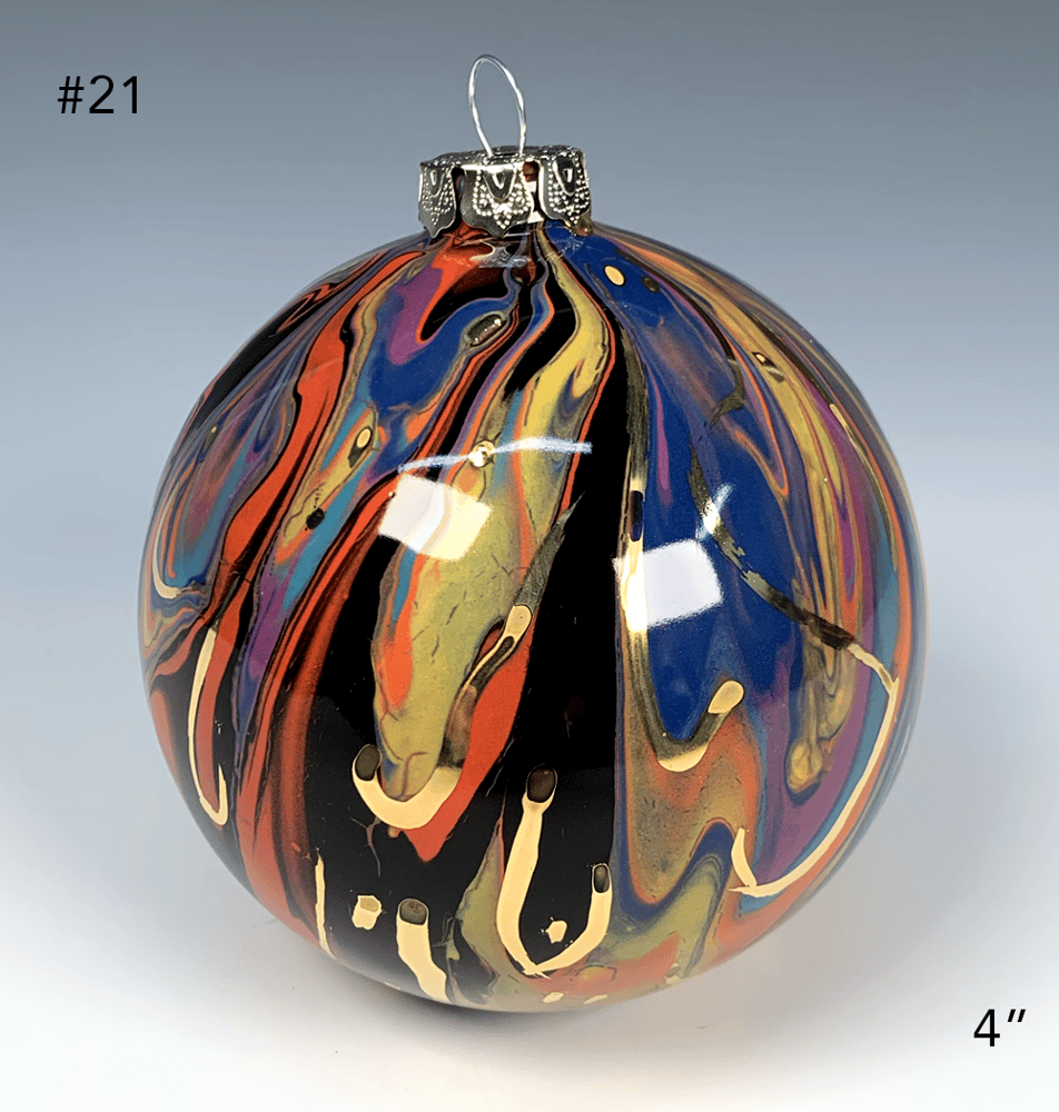 Image of Limited Edition 20K Gold Luster Ornament 4" (#21)