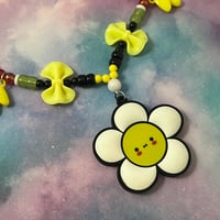 Image 2 of Chunky White Daisy Kandi Necklace