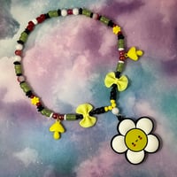 Image 1 of Chunky White Daisy Kandi Necklace