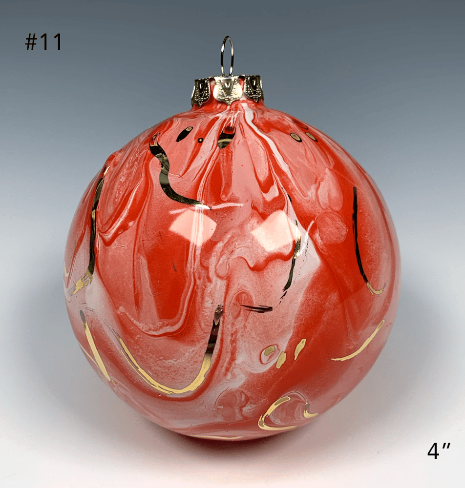 Image of Limited Edition 20K Gold Luster Ornament 4" (#11)