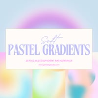 Image 1 of Soft Pastel Gradient Backgrounds