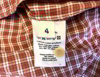 Image 7 of 45 rpm Japan button down plaid shirt, size 4 (fits M)