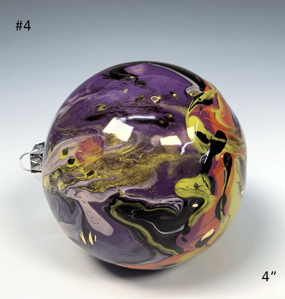 Image of Limited Edition 20K Gold Luster Ornament 4" (#4)