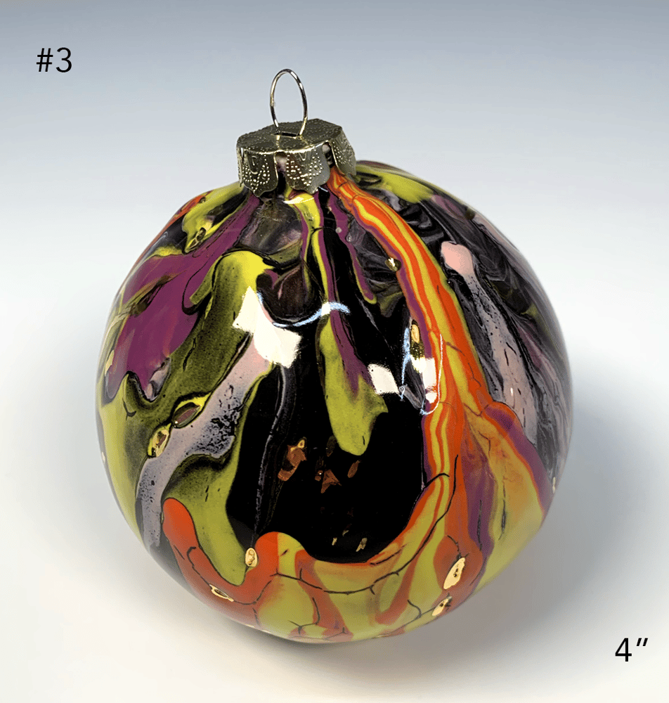 Image of Limited Edition 20K Gold Luster Ornament 4" (#3)
