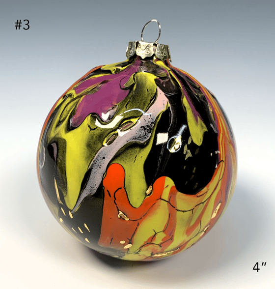 Image of Limited Edition 20K Gold Luster Ornament 4" (#3)