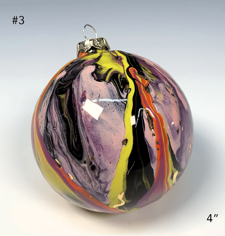 Image of Limited Edition 20K Gold Luster Ornament 4" (#3)