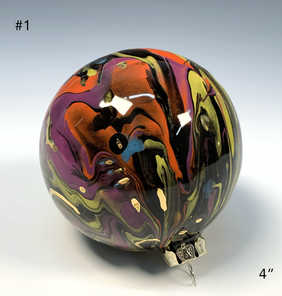 Image of Limited Edition 20K Gold Luster Ornament 4" (#1)